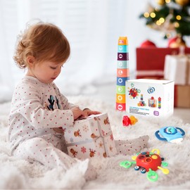 XAZASTOV Baby Toy from 6 12 18 Months - Baby Sensory Toy for Boys Girls Educational Toy for Birthday Christmas Day Gift