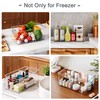 Heyuzb 8 PACK Freezer Organizer Bins Clear Stackable Storage Bins