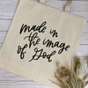 Made in the image of God | Christian quote tote
