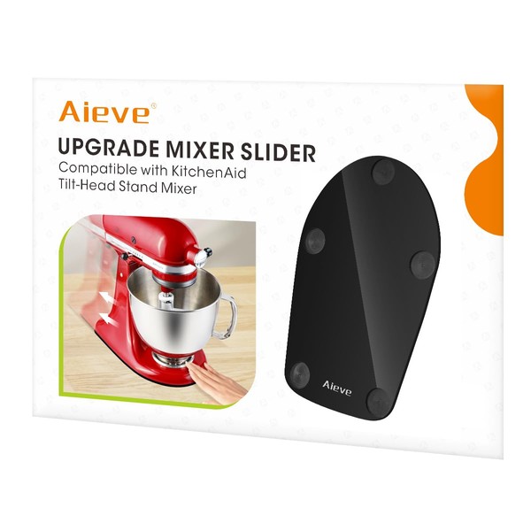 Aieve Upgrade Mixer Slider Board Compatible with KitchenAid 4.5-5 QT Tilt-Head Stand Mixer, Black