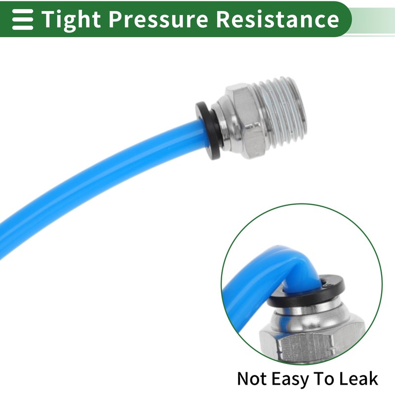 TUCKBOLD Push to Connect Air Fittings 1/4" Male Thread Air