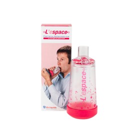 Air Liquide Healthcare, L'ESPACE, Camera Distanziatrice con Boccaglio, Distanziatore per Inalatori, Adatto al Trattamento dell'Asma, per Pazienti Cooperanti (oltre i 6 Anni), Compatibilità Universale