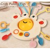 Yummy Baby Products Montessori Sensory Toy for Babies, Silicone Pull
