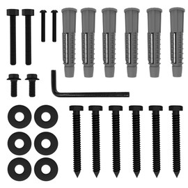 FORGING MOUNT Universal Wall Mounting Hardware Kits Screws Includes M5 M6 Screws, Washers, Allen Key, Lag Bolts and Concrete Wall Anchors, Compatible for Most Flat/Curved TV/Monitor Mount