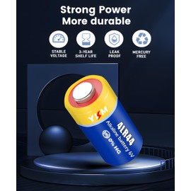 YKM 4LR44 - Batería de 6 V, 476A, K28A, PX28A, L1325, A544, 6 V, batería alcalina para cámara de cuello de corteza de perro, paquete de 5