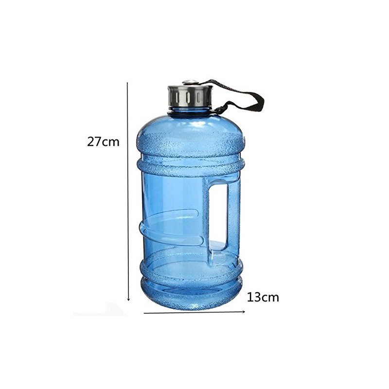 icase4u 2.2L BPA Free Sport Water Bottle Durable & Extra