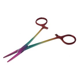 Fly Fishing Serrated Pliers Hemostat Forceps Made of Stainless Steel Anglers Catch & Release Tool with Precision Grip Locking - 5.5" Straight (Tinsel Town)