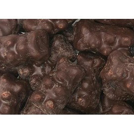 Bayside Candy Dark Chocolate Gummy Bears - Gourmet Dark Bulk Candy - Dark - 1LB