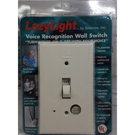 Sonovox New Lot Of 3 Lazy Light Voice Activated Recognition Wall Light Switch By Sonovox