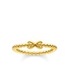 THOMAS SABO ring balls with infinity gold plated silver TR2320-413-39-56