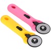 2Pcs Roller Cutter Cloth Cutter PatchWork Cutting Knife Sewing Quilting