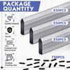 MorningRo 750 Pcs Picture Frame Points Refill Universal Flexible Inserts