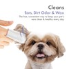 Petkin Fingertip Ear Wipes for Dogs and Cats, 100 Finger