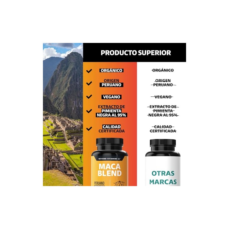 Maca Blend | Peruana Orgánica Amarilla, Negra y Roja |