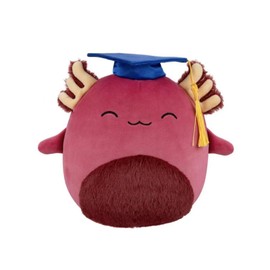 Squishmallows 2025 Original 8-Inch Graduation Squad Plush - Collectible Soft & Squishy Mini Stuffed Animal Toy - Add to Your Squad - Gift for Kids, Girls & Boys (IndieMae Axolotl)