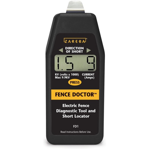 Zareba FD1 Fence Doctor Digital Fence Tester and Fault Finder