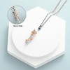 QGJNSGC Butterfly Ash Necklace for Women Men Cylinder Cremation Jewellery