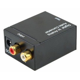 Digital Coax and Optical Toslink to Analog Audio Converter