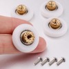 Atoplee 10 pcs Shower Door Rollers Runners Wheels - Replacement