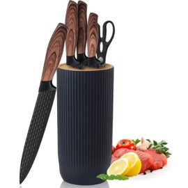 Kitchen Knife Set,6 Pcs Knife Set, Ultra Sharp Stainless Steel Chef Knives, Non-Stick Blades, Ergonomic Non-Slip Handles,Professional Knife for Home & Restaurant Cooking.