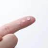 4mm/0.16" Super Tiny Plastic Snap Closures, Mini Doll Buttons, Doll