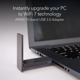 Netgear Nighthawk A9000 Tri-Band Wi-Fi 7 USB 3.0 Adapter