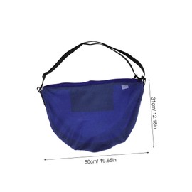 Outanaya Ball Storage Bag Portable Mesh Carrier with Shoulder Strap for Football Basketball Volleyball Badminton More Spacious Stylish Sports Ball Storage for and Athletes