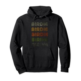 Love Heart Birdie Tee Grunge/Vintage Style Black Birdie Pullover Hoodie
