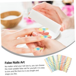 LALAFINA Create Your Own Nail Art 144pcs Gradient False Nails Press on Long and Stylish