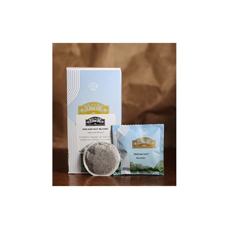 Eldorado Coffee Roasters Specialty Coffee Pods Medium Dark Roast 50/50(Mocha