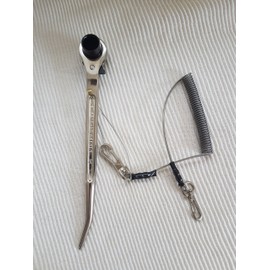 Scaffolding Ratchet Spanners Tools 19&21,17&21,19&24 mm with BBI Safety Tools Lanyard (1921+Lanyard)