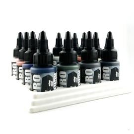 Jeff Did It! - 22ml 30mm Paint Bottle Holder/Stand - Holds 16 Compatible with Monument Hobbies 22ml 30mm Bottles w/Anti-Slip Rubber Feet - 3D Printed (White)