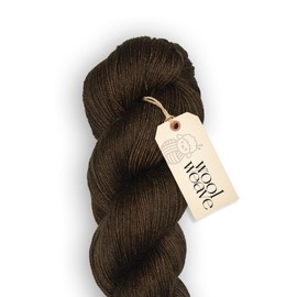 Woolweave Fingering Weight Yarn - Hand Dyed Sock Yarns, 75% Extrafine Merino Wool & 25% Polyamide, 100g Skein, 438 Yards - Lightweight, Soft & Durable Brown Yarn
