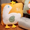 Travel Blanket and Pillow Set Multifunctional Plush Cute Animal Hand