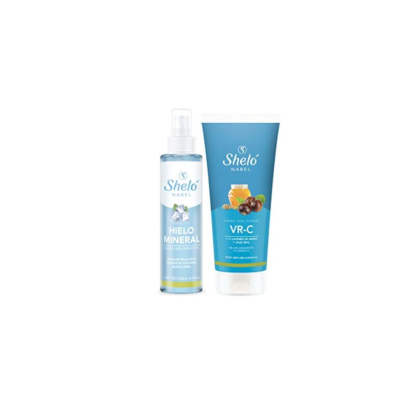 Kit Anti-Várices de Sheló NABEL: Hielo Mineral y Crema VR-C
