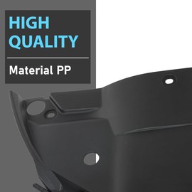 CHEDA Radiator Support Cover Compatible with GMC Yukon/Yukon XL 2015-2020 84163661 Black