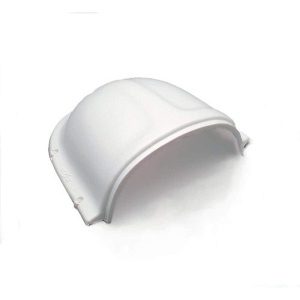 Nicro N10873 2.5" clam shell vent , White , Small