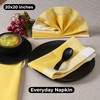 HOMIDATE Cloth Napkins Set of 12-20x20 Double Hemstitched Machine Washable