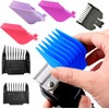Qblahip 12 Pack Clipper Guards Cutting Guides w/Metal Clip/Color Coded