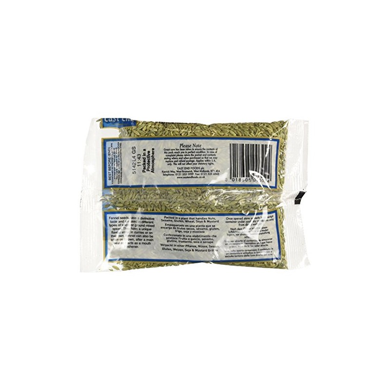 East End Fennel Seeds, 100g