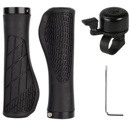 Ergonomic Non-Slip Bicycle Grips, Handlebar Grips Bicycle, Diameter 22 mm, Suitable for MTB, City Bike and Road Bikes, One Pair