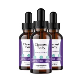Cleanest Body (3 Pack) Cleanest Body Drops, Clean Body Drops Dietary Supplement