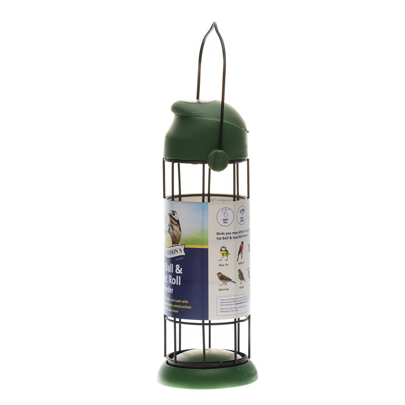 Walter Harrisons 711992 Wild Bird Flip Top Fat/Suet Ball and