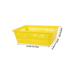 Outanaya 10PCS Plastic Coin Baskets for Game Machines Storage Bins for Classroom Supplies Versatile Containers for Home Organization and Game Coin Management
