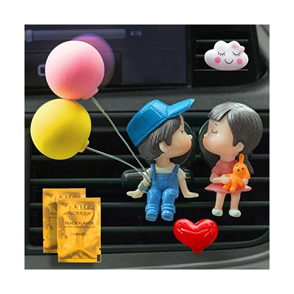 Cute Car Air Fresheners Vent Clip, Outlet Freshener Perfume Clip