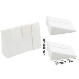 50pcs Triangle Shape Cosmetic Wedges,Makeup Sponges Wedges, Face Paint Sponges Set,for Women Nail Art Beauty Tool