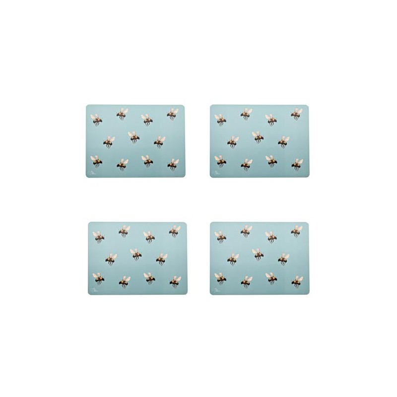 Meg Hawkins Set of 4 Placemats - Buzzing Bees Design
