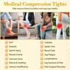 Myshear Medical Compression Tights Women, 20-30 mmHg Graduated Compression Pantyhose
