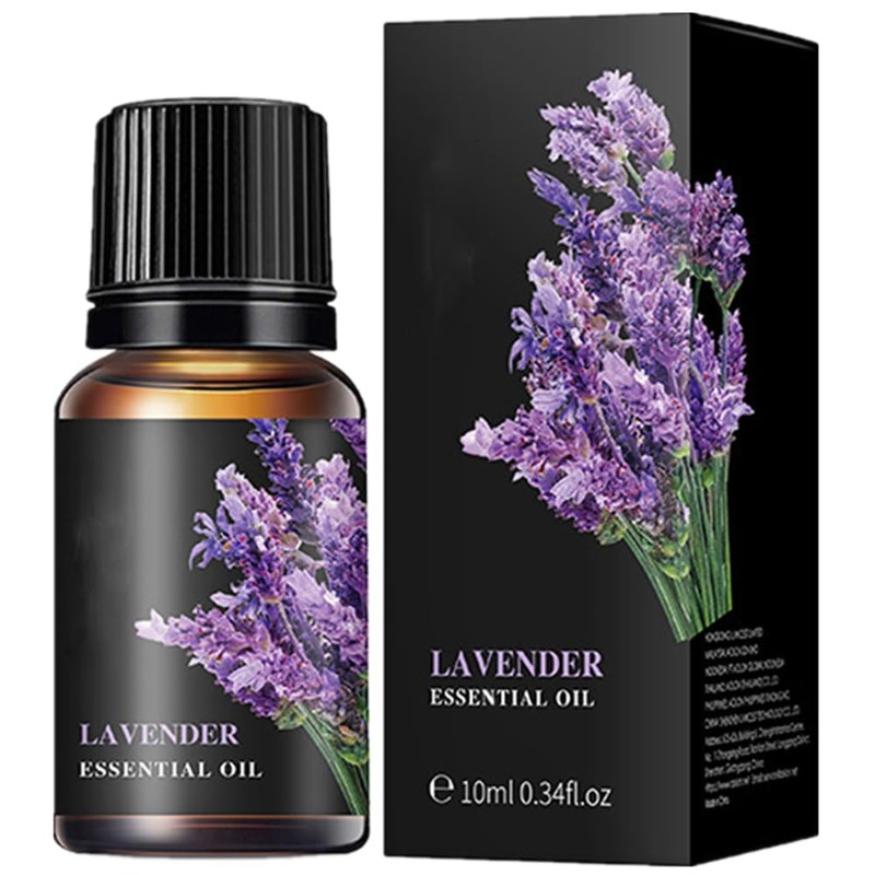 Rose Lavender Essential Oil Set, Lavender Rose Oil for Diffuser,