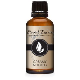 Eternal Essence Oils Creamy Nutmeg 30ml Premium Fragrance Oil - for Candle, Soap Making, Aromatherapy, Diffusers, Home Care, & Humidifiers